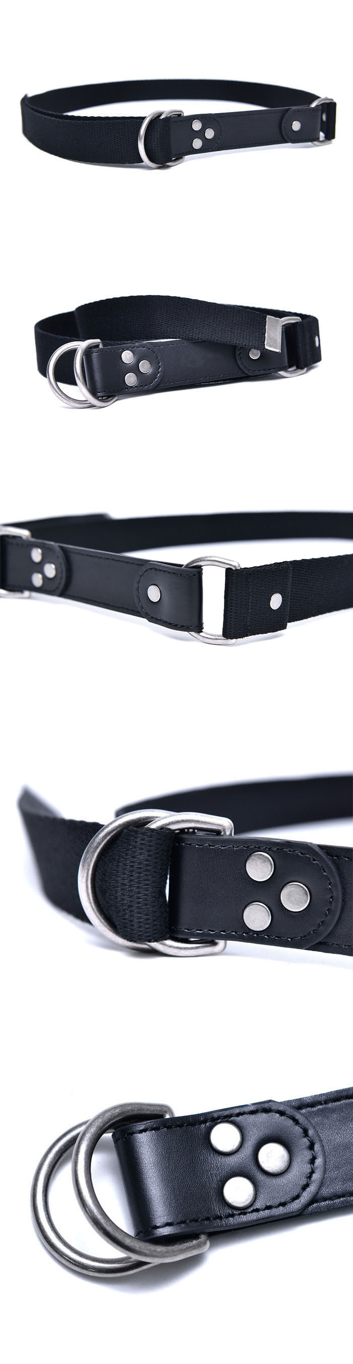 Accessories Belts Double Ring Designer TieupBelt 188 GUYLOOK